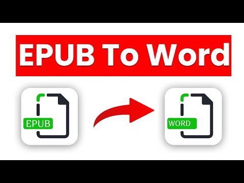 How to Convert EPUB to Word