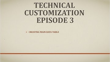 Episode 3 Creating a Main Table in Dynamics 365 Finance and Operations (D365 FO)