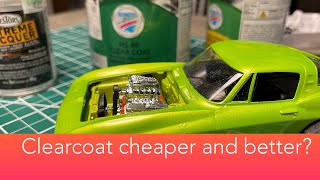 Cheap way of Clear Coating a lot of model cars!