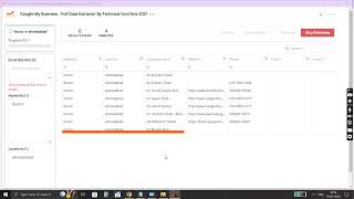 Google Maps Data Extractor Software Demo