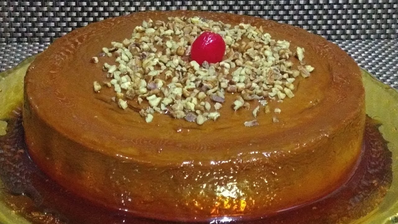 Flan de nutella sin horno