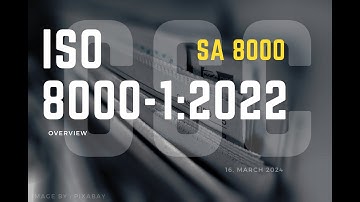 ISO 8000 (SA 8000) MasterDataManagemen || ISO:2 || ISO SYSTEMS