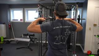 Standing High Pulley Cable Row - FD Fitness