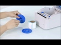 1.Simple 2.Durable GP-1324D Label printer quick Demo