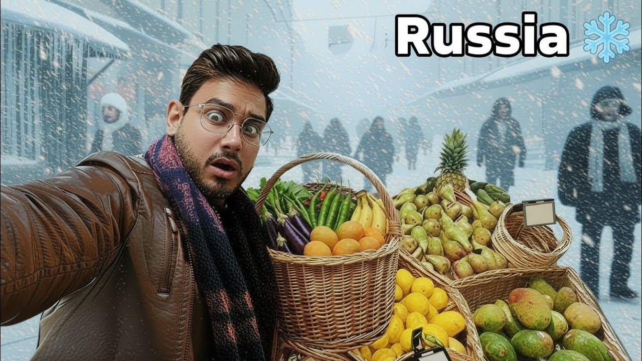 Shocking Fruit & Veg Prices in Russia! 😱 Russia Mein Sabzi Fruit Ke Rate! 🇷🇺🍅...