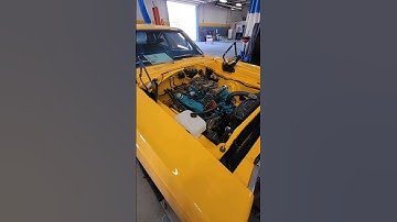 68 Road Runner update. The engine bay is painted, and it is back running. #roadrunner