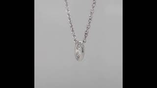 0.30 Carat diamond bezel set pendant