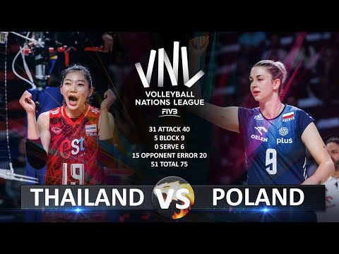 Thailand vs Poland | Women&#39;s VNL 2023