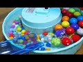 Marble Run Race ☆ 3 Linked Somen Slider Loop Course