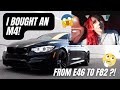 I bought an m4 first look at my new car  talking about being a content creator