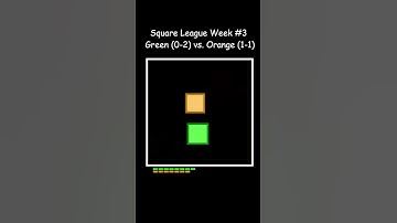 Green vs. Orange #satisfying #challenge #relaxing #simulation #coding #square