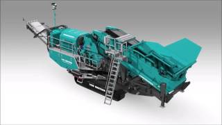 1150 Maxtrak Cone Crusher Prescreen Setup Sequence