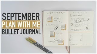 Bullet Journal PLAN WITH ME September 2017 | STUDENT Back-To-School Spreads