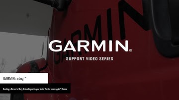 Support: Sending a RODS Report to Your Motor Carrier with the Garmin eLog™ App on an Apple® Device