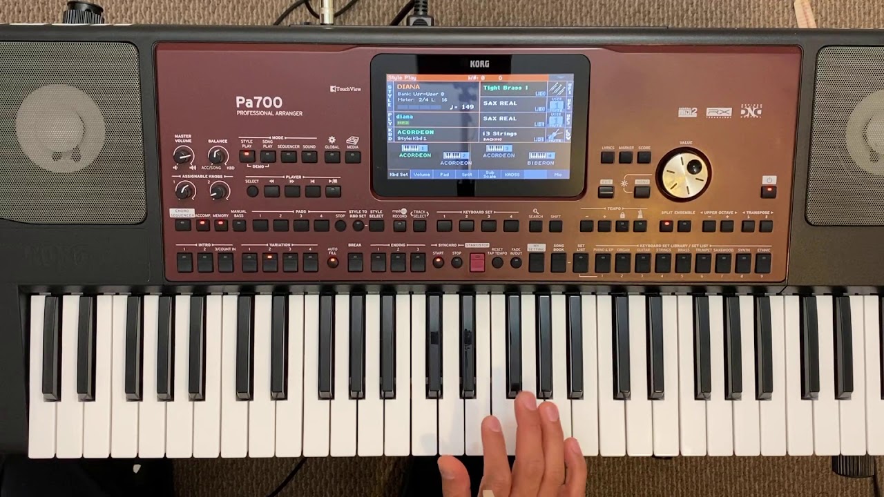 Como tocar una Diana para fiestas en teclado tutorial