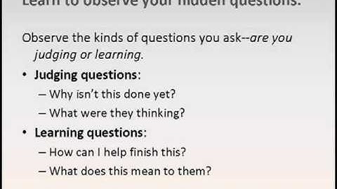 Asking Questions: A way of thinking for better results