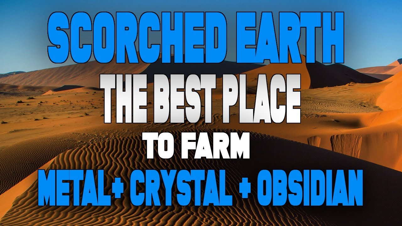 The Best Place To Get Metal Obsidian And Crystal On Scorched Earth Youtube The Best Place To Get Metal Obsidian And Crystal On Scorched Earth Youtube