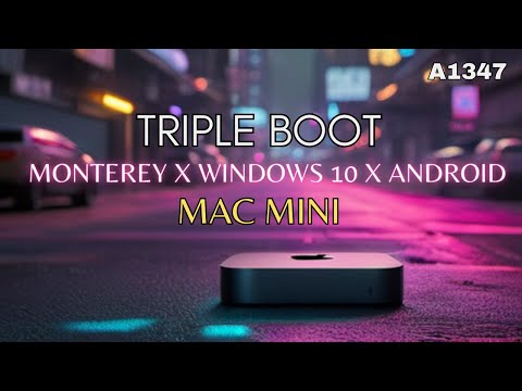 MAC MINI RUNNING MONTEREY WINDOWS 10 ANDROID