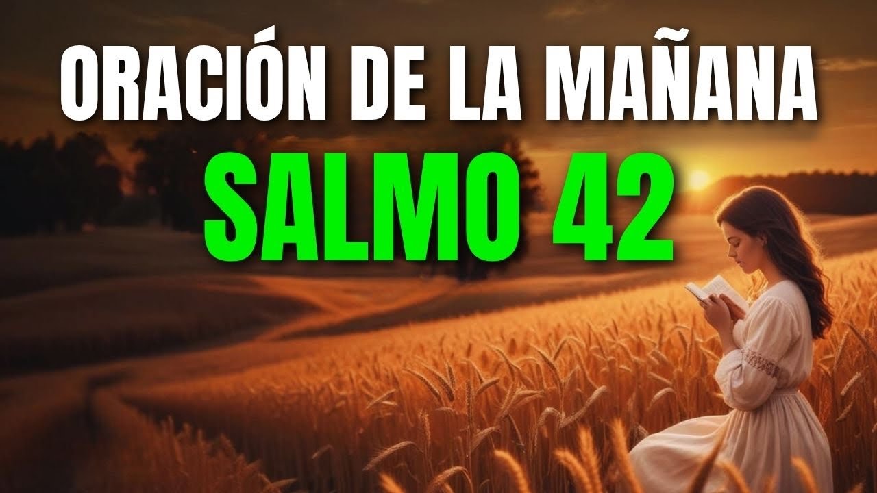 🙏🏼 ORACIÓN DE LA MAÑANA CON EL SALMO 42 | Dios Te Da Paz en Medio del ...