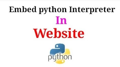 embed python interpreter in website || in hindi ||priyog educational