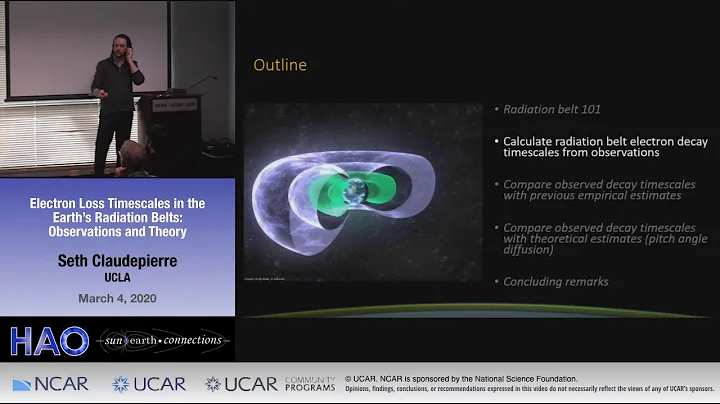 Seth Claudepierre | UCLA | Electron Loss Timescales in the Earths Radiation Belts