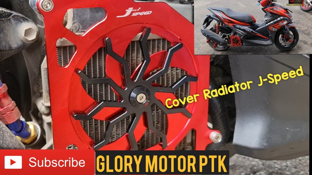 Tutorial Pemasangan Cover Radiator Aerox J-Speed CNC || Aerox Tampil ...