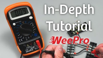💥 How to Use the WeePro Vpro850L Digital Multimeter | The Ultimate Beginners