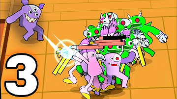 Merge Defense : Banban Fusion - Walkthrough Part 3 Levels 11-15 New Hack - Android Gameplay