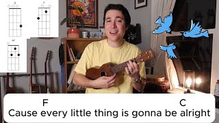 Three Little Birds Ukulele Tutorial For Beginners