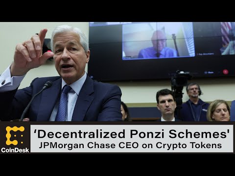 Crypto tokens are ‘decentralized ponzi schemes' - jpmorgan chase ceo says