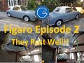 Nissan Figaro 2, Starting the repairs....