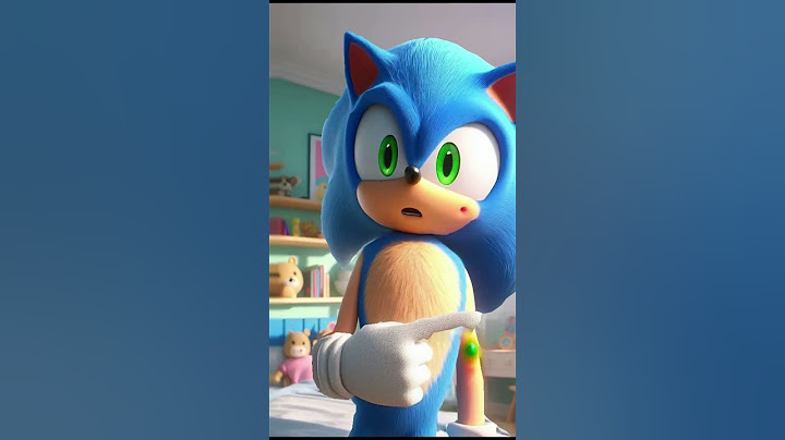 Sonic foi picado por uma mosca! #IA #desenhos #toons #IA #sonic