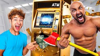 World's Strongest Man Vs. $100,000 Atm!