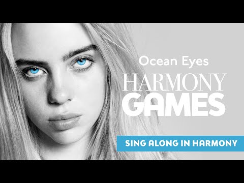 How To Sing Ocean Eyes By Billie Eilish Harmony Tutorial Sing Along