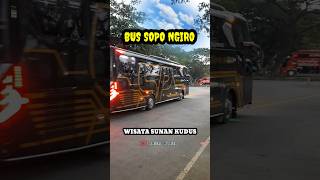 Kedatangan Bus Sopo Ngiro Di Wisata Sunan Kudus buspariwisata sunankudus basuri busmania