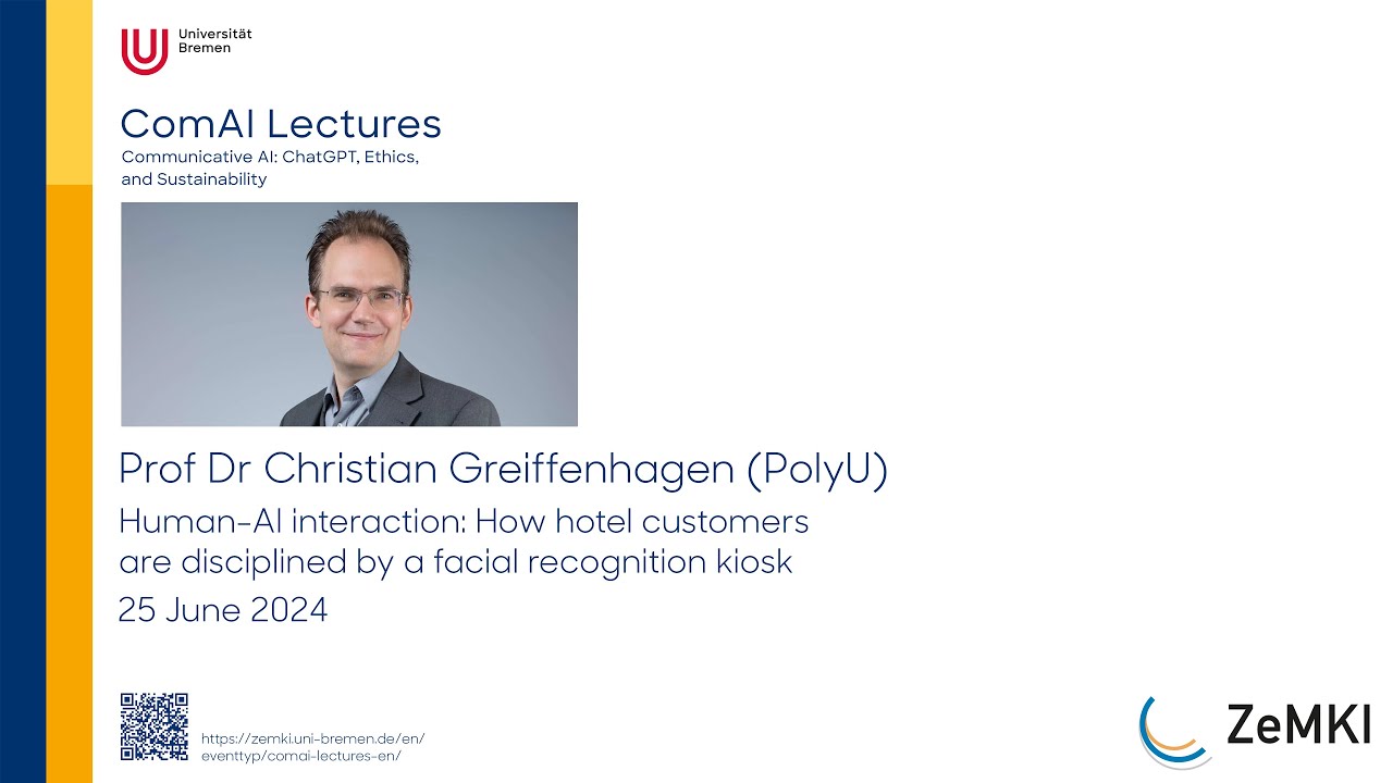 ComAI Lecture with Prof. Dr. Christian Greiffenhagen (PolyU Hong Kong): 