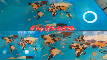 I Built a Giant World Map Table to Teach My Kids About Geography
