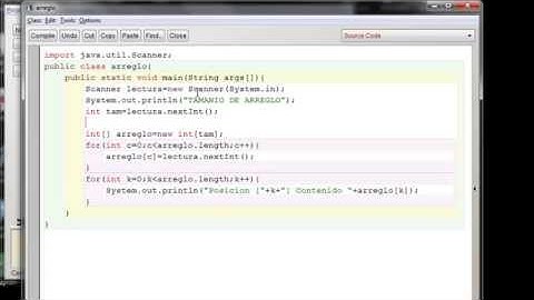 Video Tutorial Java - Arreglos Unidimensionales y Bidimensionales