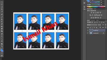 How to Create passport size Photo in Photoshop CS6/CC (5 Minutes)