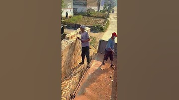 Hardworking Men Unloading Bricks by Hand 💪 | Real Construction Labor You Never See #shorts