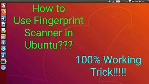 How to use Fingerprint Scanner in Ubuntu | How to set Fingerprint Lock in Ubuntu |Latest Tricks 2019