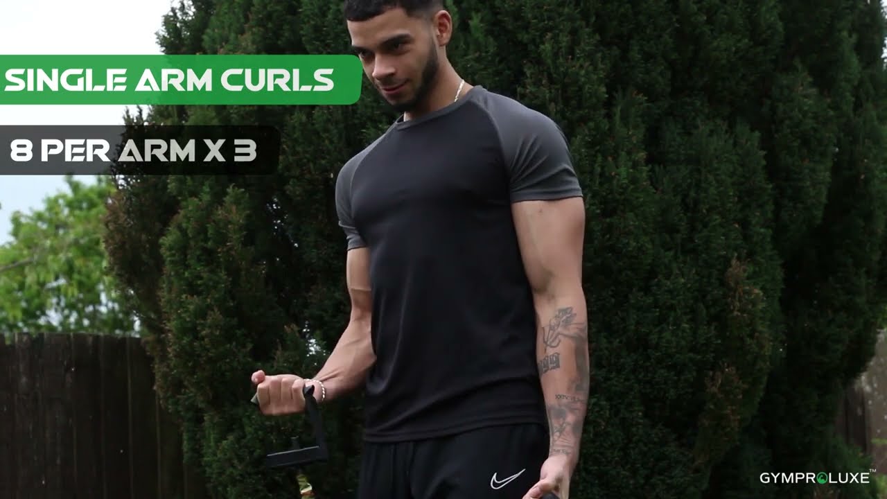 BACK AND BICEP WORKOUT WITH GYMPROLUXE YouTube