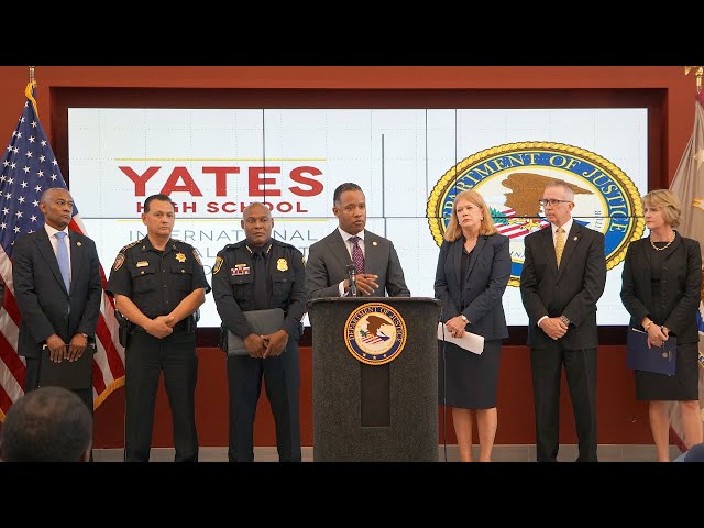 Watch U.S. Department of Justice Announces Surge of Resources to Fight Violent Crime in Houston on YouTube.