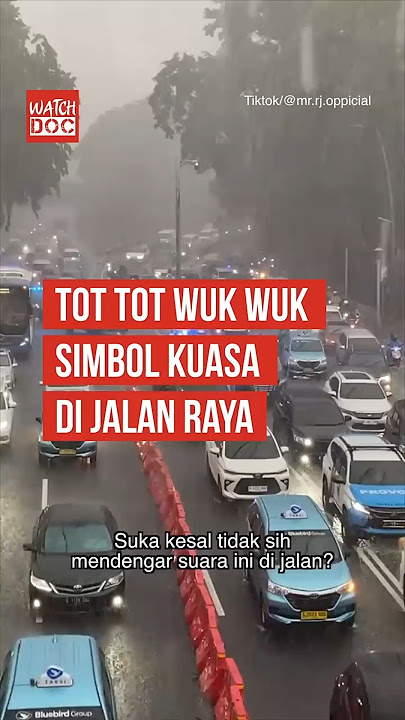 Pernah kesal dengar suara sirine tot-tot-wokwok pas lagi macet?
