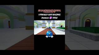 I finally got Raging demon title in blox fruit. #roblox #bloxfurit #bloxfruits