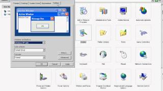 Learning to use the Windows Control Panel