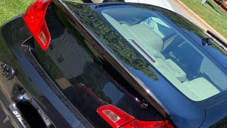 G35 Sedan Carbon Fiber Duckbill Wing INSTALLED