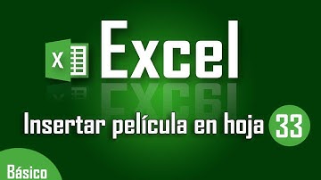 Como insertar un vídeo en Excel - Capítulo 33