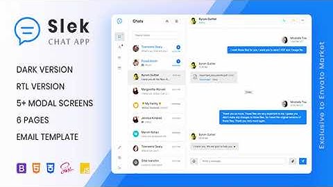 Slek - Chat and Discussion Platform HTML5 Template | Themeforest Website Templates and Themes