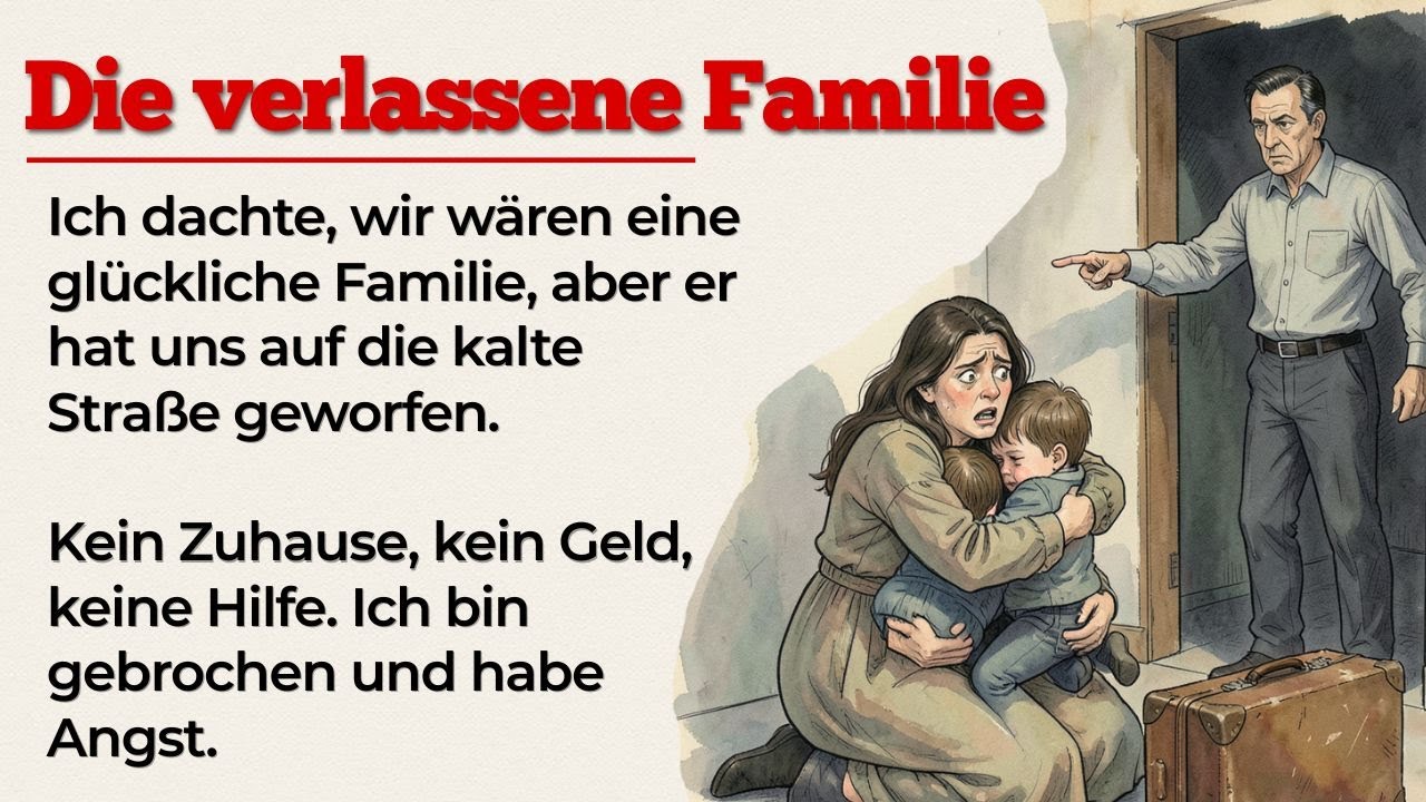 Die verlassene Familie - Learn German with Stories